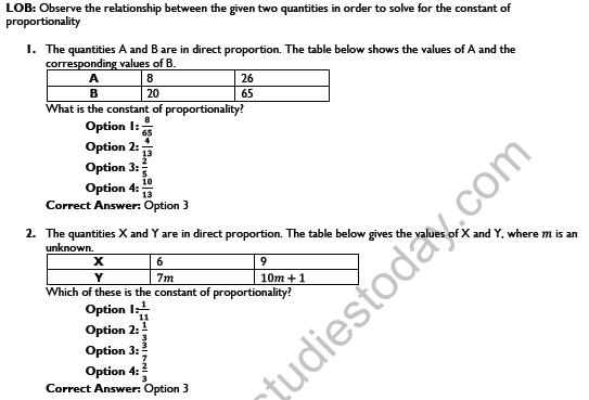 Cbse Class Maths Direct And Inverse Proportion Worksheet Set B